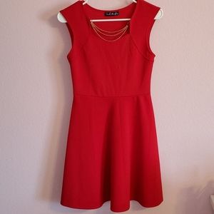Red dress